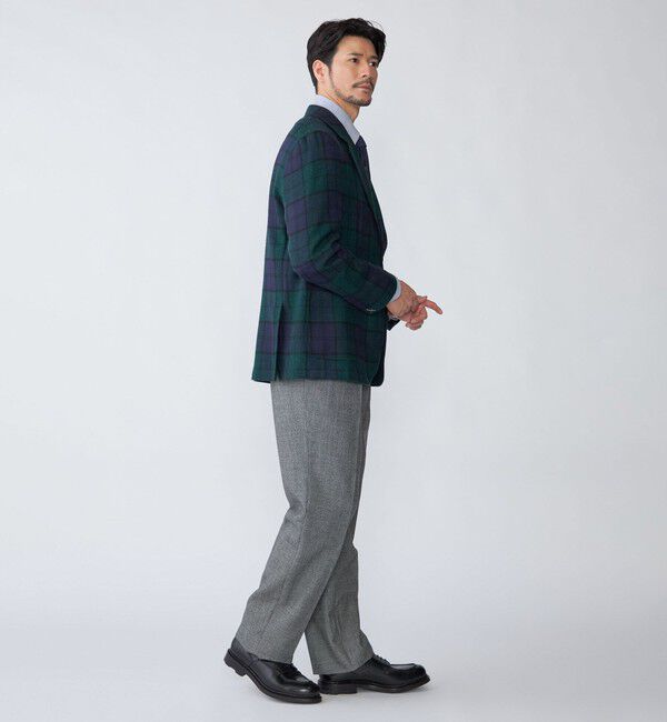 SHIPS「【 SHIPS別注】Errico Formicola: ウール ブラックウォッチ ジャケット」|テーラードジャケット|