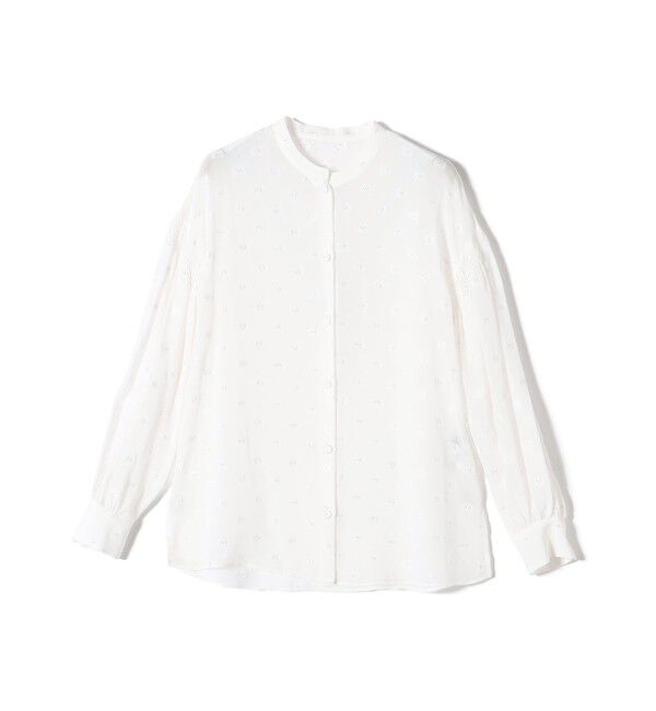 SHIPS for women「フラワー カット ジャカード ブラウス」|シャツ・ブラウス|