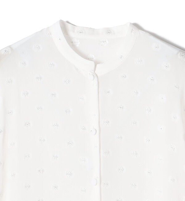 SHIPS for women「フラワー カット ジャカード ブラウス」|シャツ・ブラウス|