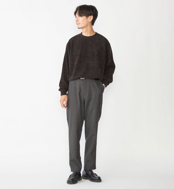 SHIPS「SHIPS:〈手洗い可能〉モール ダブルフェイス クルーネック プルオーバー」|プルオーバー|