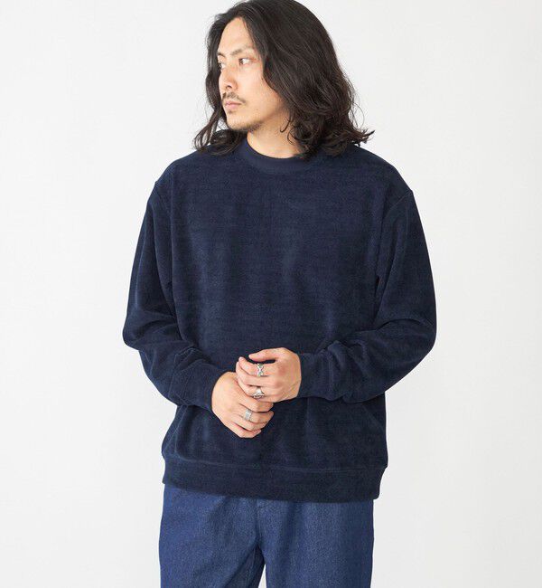 SHIPS「SHIPS:〈手洗い可能〉モール ダブルフェイス クルーネック プルオーバー」|プルオーバー|