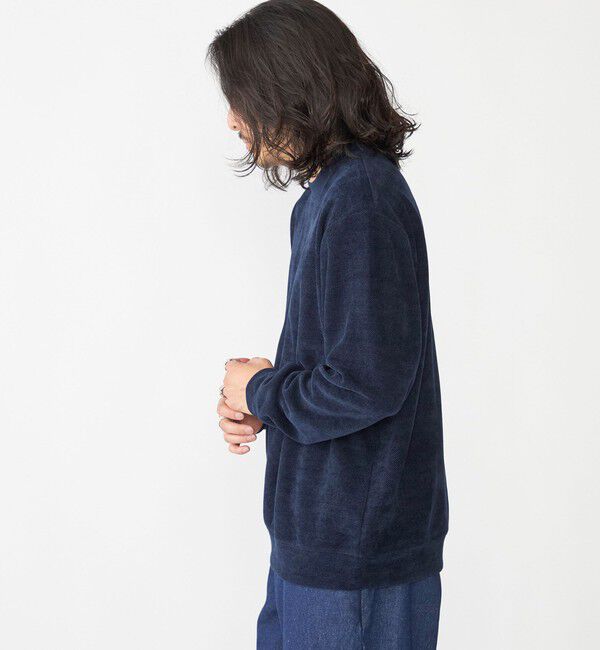 SHIPS「SHIPS:〈手洗い可能〉モール ダブルフェイス クルーネック プルオーバー」|プルオーバー|