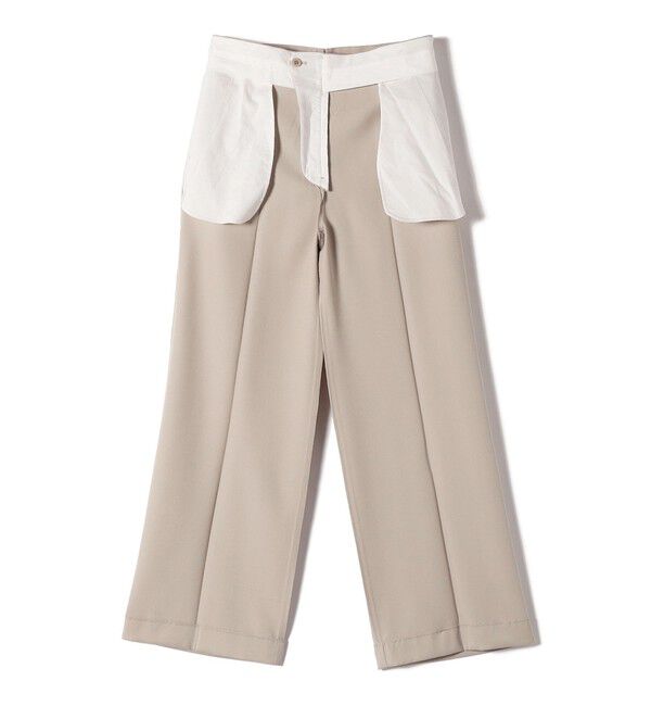 SHIPS for women「タキシード クロス ストレート パンツ」|スラックス|