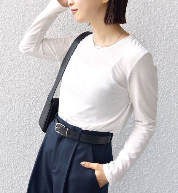 SHIPS for women「シアー トリコット ロングスリーブ TEE」|Tシャツ・カットソー|