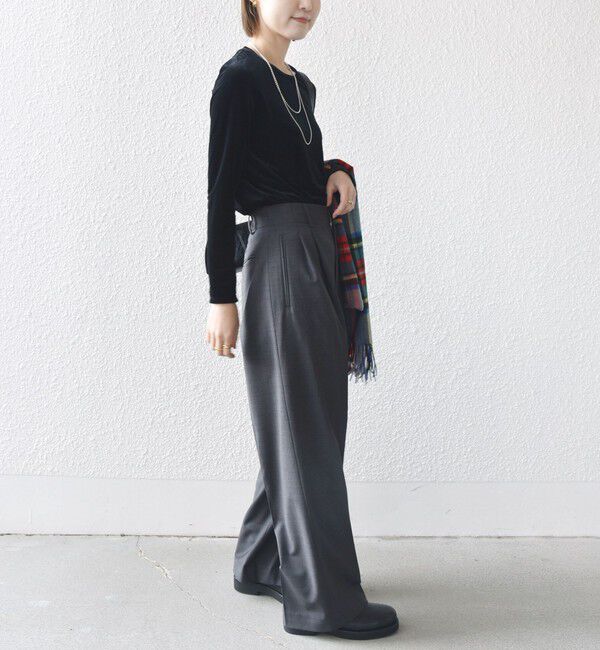 SHIPS for women「シアー トリコット ロングスリーブ TEE」|Tシャツ・カットソー|