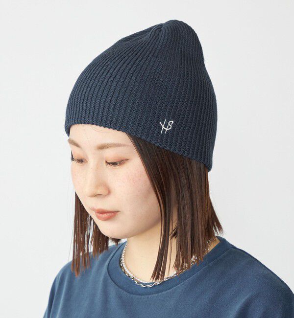 SHIPS「【WEB限定】SHIPS:〈抗菌/防臭〉2サイズ ワンポイント ロゴ ワッチ キャップ ビーニー」|ニット帽|