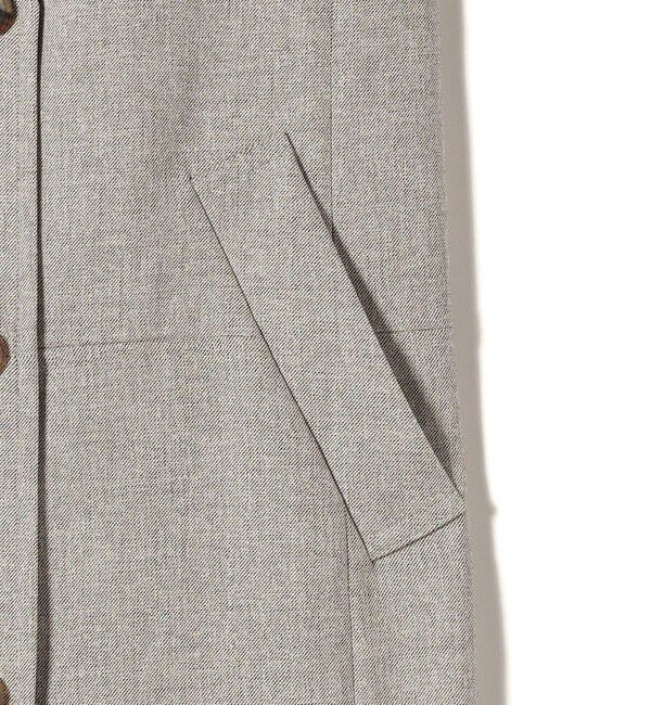 SHIPS for women「〈手洗い可能〉シャークスキン ジレ ワンピース」|ワンピース|