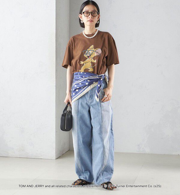 SHIPS for women「【SHIPS別注】manipuri:エンブレム スカーフ 88&times;88」|バンダナ・スカーフ|