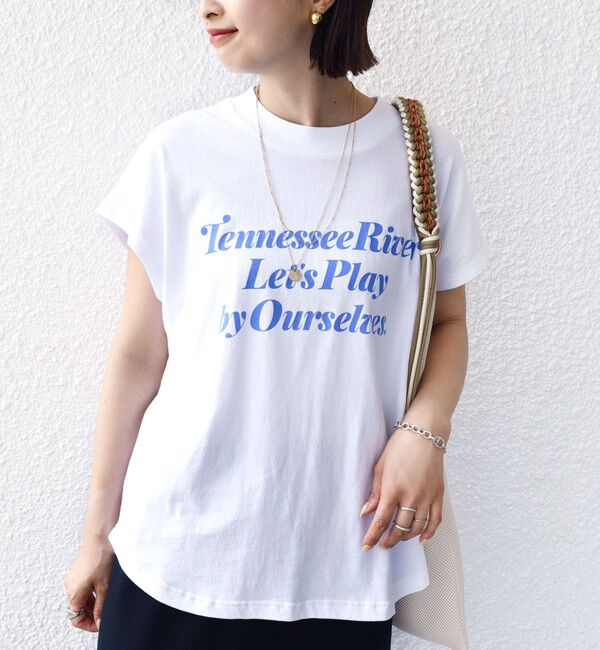 SHIPS for women「【SHIPS別注】TENNESSEE:フレンチ スリーブ プルオーバー」|タンクトップ|