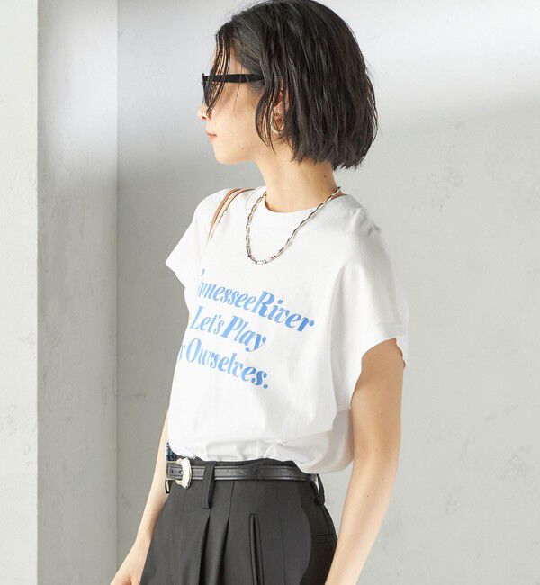 SHIPS for women「【SHIPS別注】TENNESSEE:フレンチ スリーブ プルオーバー」|タンクトップ|