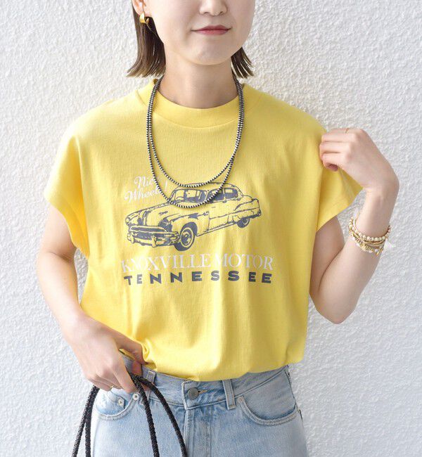 SHIPS for women「【SHIPS別注】TENNESSEE:フレンチ スリーブ プルオーバー」|タンクトップ|