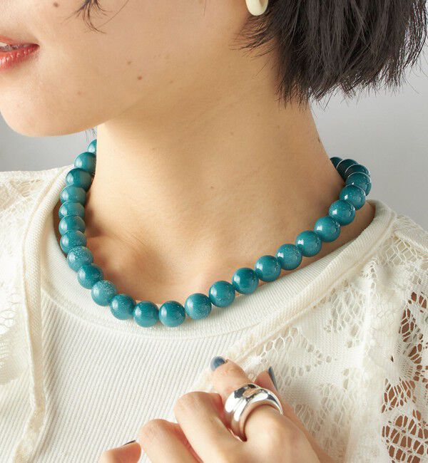 SHIPS for women「アース カラー ビーズ ネックレス」|ネックレス|