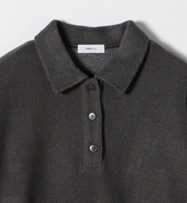 SHIPS any「SHIPS any:〈手洗い可能〉サカリバ コンパクト ポロシャツ プルオーバー」|ポロシャツ|
