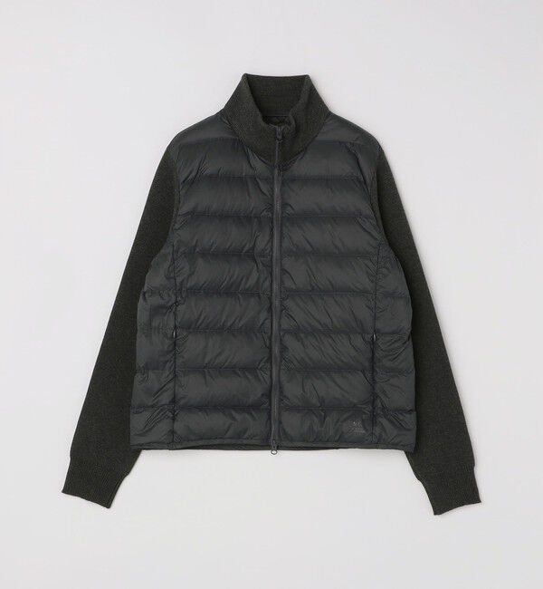 SHIPS「【WEB限定/SHIPS別注】TAION:〈手洗い可能〉ハイネック ダブルジップ ニットスリーブダウンジャケット」|ダウン|