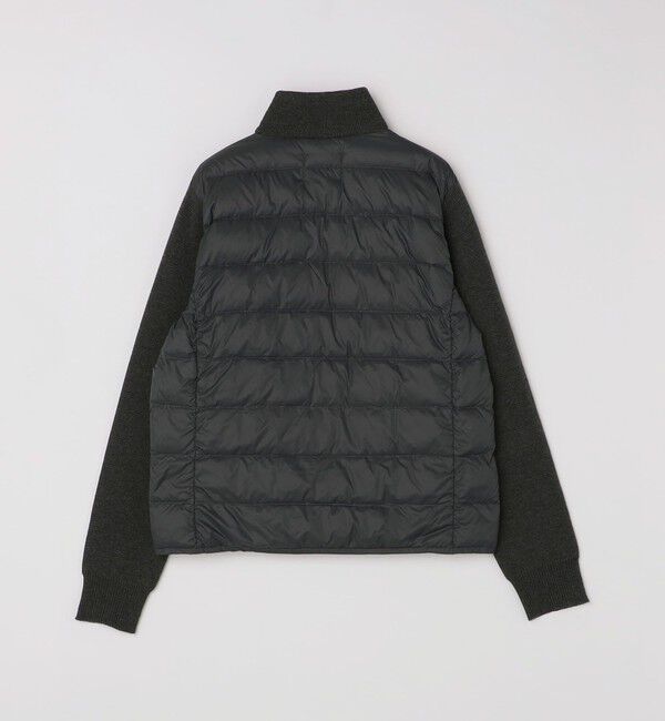 SHIPS「【WEB限定/SHIPS別注】TAION:〈手洗い可能〉ハイネック ダブルジップ ニットスリーブダウンジャケット」|ダウン|