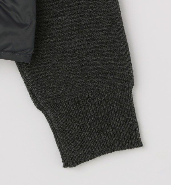 SHIPS「【WEB限定/SHIPS別注】TAION:〈手洗い可能〉ハイネック ダブルジップ ニットスリーブダウンジャケット」|ダウン|