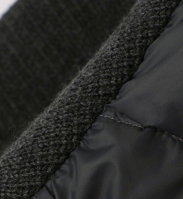 SHIPS「【WEB限定/SHIPS別注】TAION:〈手洗い可能〉ハイネック ダブルジップ ニットスリーブダウンジャケット」|ダウン|