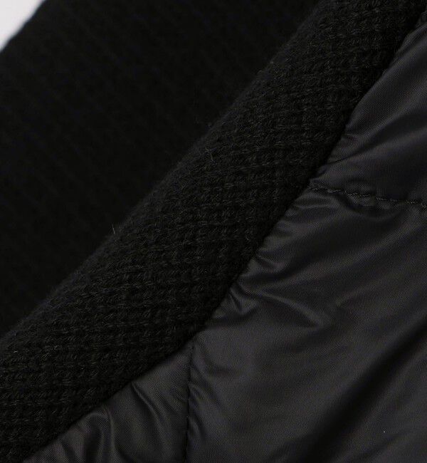 SHIPS「【WEB限定/SHIPS別注】TAION:〈手洗い可能〉ハイネック ダブルジップ ニットスリーブダウンジャケット」|ダウン|