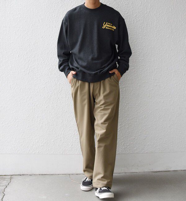 SHIPS any「SHIPS any:〈洗濯機可能〉ストレッチ 裏起毛 ウォーム アーバン イージー パンツ (セットアップ対応)◇」|チノ|