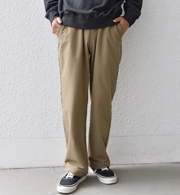 SHIPS any「SHIPS any:〈洗濯機可能〉ストレッチ 裏起毛 ウォーム アーバン イージー パンツ (セットアップ対応)◇」|チノ|
