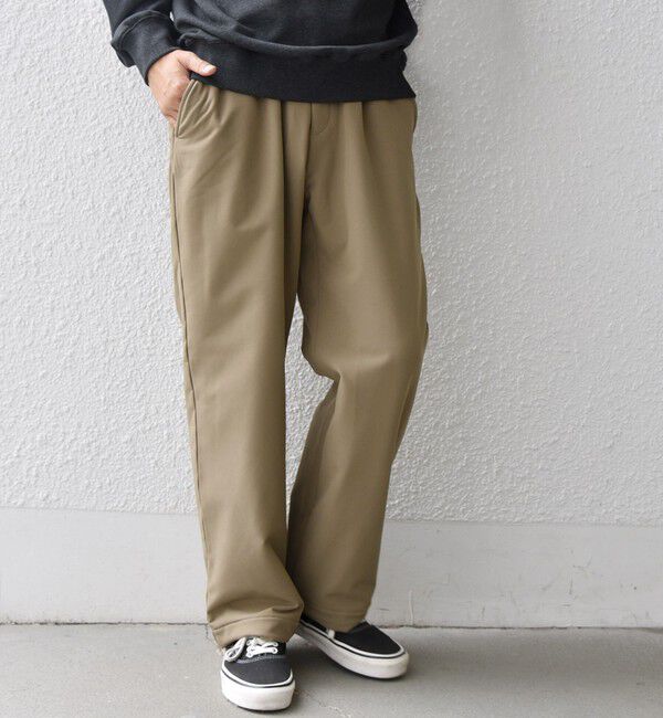SHIPS any「SHIPS any:〈洗濯機可能〉ストレッチ 裏起毛 ウォーム アーバン イージー パンツ (セットアップ対応)◇」|チノ|