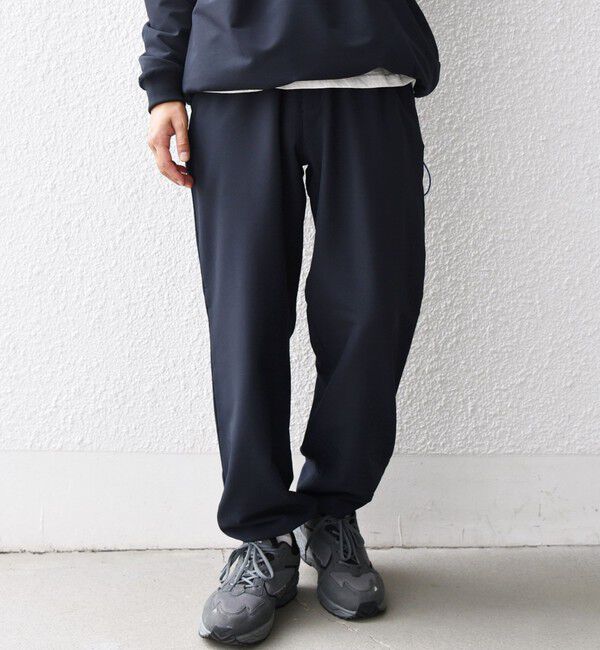 SHIPS any「SHIPS any:〈洗濯機可能〉ストレッチ 裏起毛 ウォーム アーバン イージー パンツ (セットアップ対応)◇」|チノ|ダークブルー
