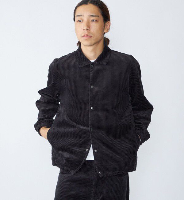 SHIPS「City Ambient Products: コーデュロイ コーチ ジャケット」|ブルゾン・スタジャン|
