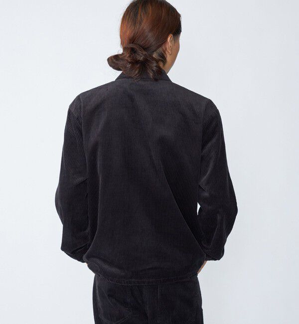 SHIPS「City Ambient Products: コーデュロイ コーチ ジャケット」|ブルゾン・スタジャン|