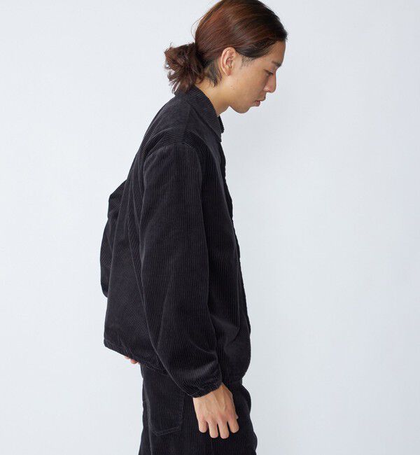 SHIPS「City Ambient Products: コーデュロイ コーチ ジャケット」|ブルゾン・スタジャン|