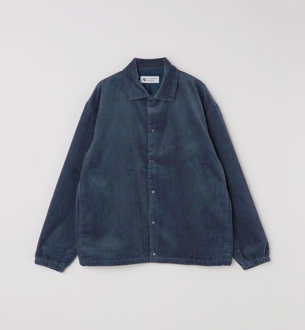 SHIPS「City Ambient Products: コーデュロイ コーチ ジャケット」|ブルゾン・スタジャン|ロイヤルブルー