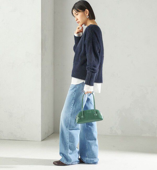 SHIPS for women「〈手洗い可能〉フォックス クルーネック ニット プルオーバー」|ニット・セーター|