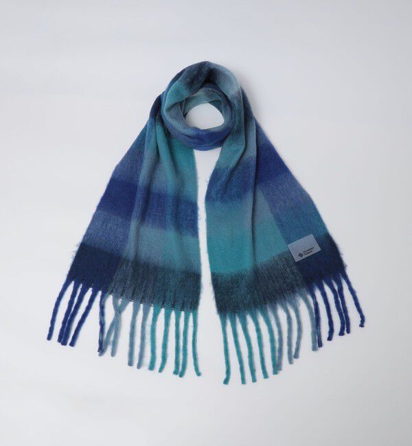 SHIPS「City Ambient Products: シャギー チェック ボリューム マフラー」|マフラー|