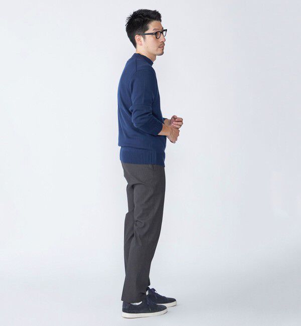 SHIPS「SHIPS:〈手洗い可能〉9ゲージ コンフォート モックネック プルオーバー ニット」|ニット・セーター|