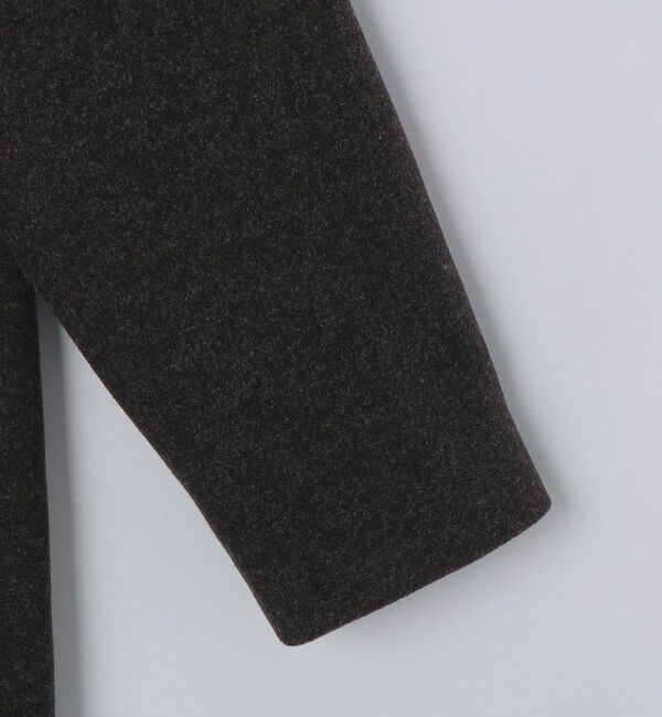 SHIPS「City Ambient Products: オーバーサイズ メルトン コート」|ステンカラーコート|