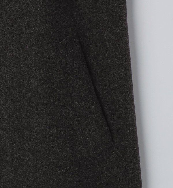 SHIPS「City Ambient Products: オーバーサイズ メルトン コート」|ステンカラーコート|