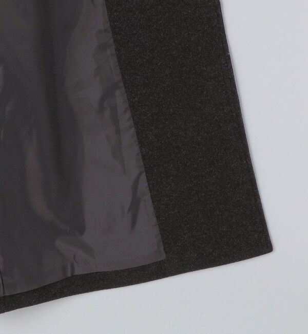 SHIPS「City Ambient Products: オーバーサイズ メルトン コート」|ステンカラーコート|