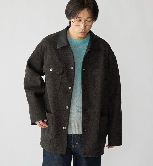 SHIPS「City Ambient Products: オーバーサイズ メルトン ワーク ジャケット」|その他|