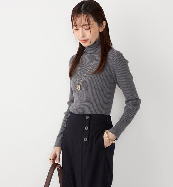 SHIPS Colors 「SHIPS Colors:14G リブ タートルネック ニット」|ニット・セーター|