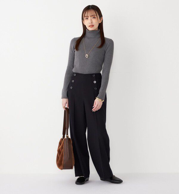 SHIPS Colors 「SHIPS Colors:14G リブ タートルネック ニット」|ニット・セーター|