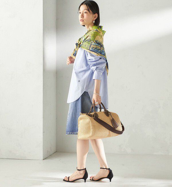 SHIPS for women「【SHIPS別注】BINDU: マップ スカーフ 100&times;100」|バンダナ・スカーフ|