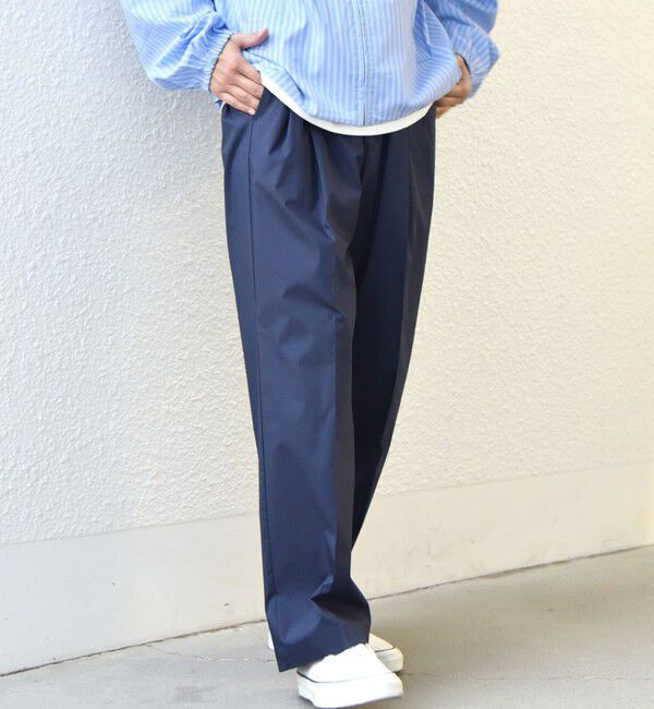 SHIPS any「SHIPS any:〈洗濯機可能〉SOLOTEX(R) タイプライター 2タック イージー パンツ◇」|チノ|