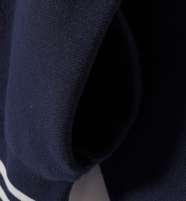 SHIPS any「SHIPS any:〈手洗い可能〉コットン ミックス ライン ジップ ブルゾン ニット カーディガン」|カーディガン|