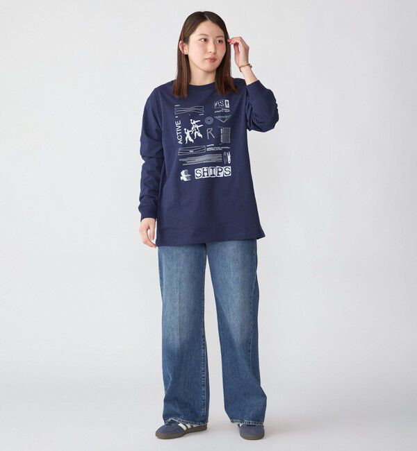 SHIPS「【WEB限定/SHIPS/RUSSELL ATHLETIC別注】CONVENIENCEYOUNG: LS TEE」|Tシャツ・カットソー|