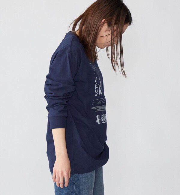 SHIPS「【WEB限定/SHIPS/RUSSELL ATHLETIC別注】CONVENIENCEYOUNG: LS TEE」|Tシャツ・カットソー|