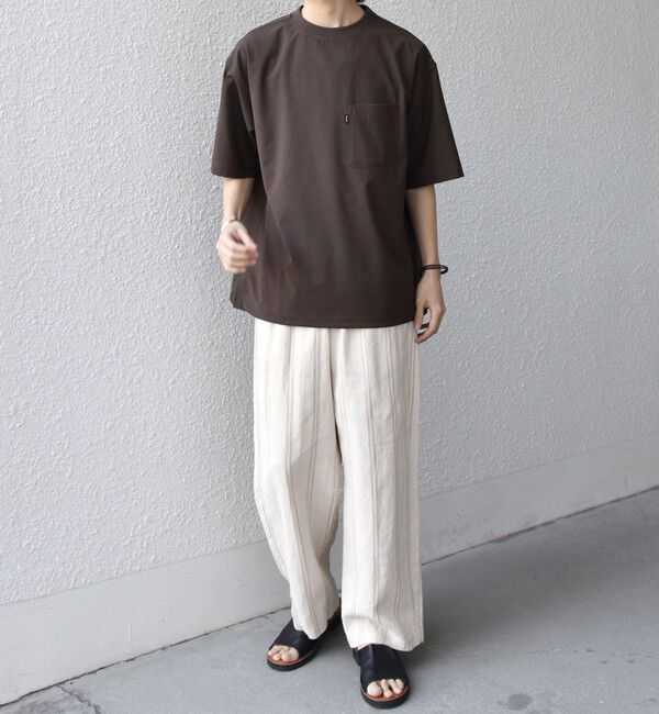 SHIPS any「SHIPS any: 〈洗濯機可能〉NOVELTEX リネン フリーサイズ リラックス イージー パンツ◇」|チノ|