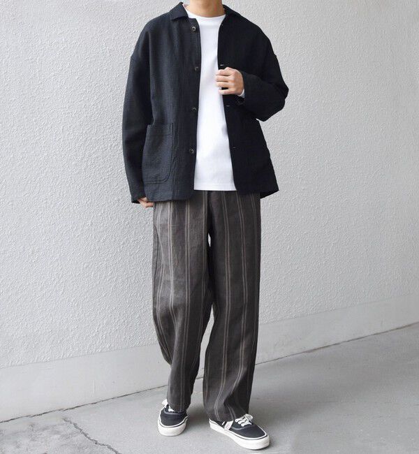 SHIPS any「SHIPS any: 〈洗濯機可能〉NOVELTEX リネン フリーサイズ リラックス イージー パンツ◇」|チノ|