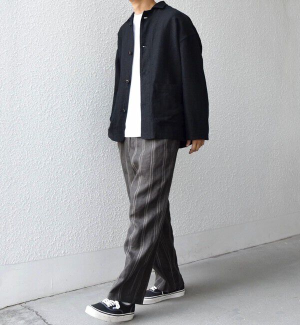 SHIPS any「SHIPS any: 〈洗濯機可能〉NOVELTEX リネン フリーサイズ リラックス イージー パンツ◇」|チノ|