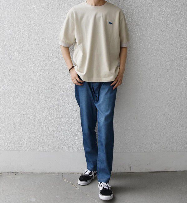 SHIPS any「【SHIPS any別注】LACOSTE: ワンポイント ロゴ ピケ クルーネック Tシャツ 26SS◇」|Tシャツ・カットソー|