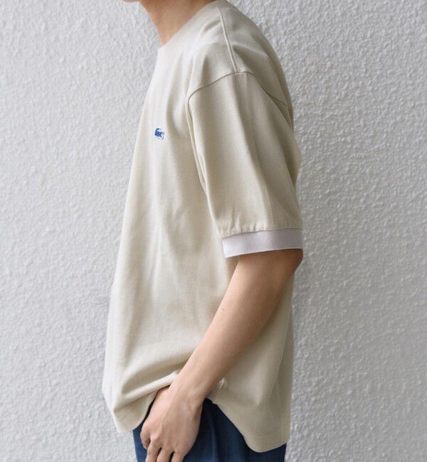 SHIPS any「【SHIPS any別注】LACOSTE: ワンポイント ロゴ ピケ クルーネック Tシャツ 26SS◇」|Tシャツ・カットソー|