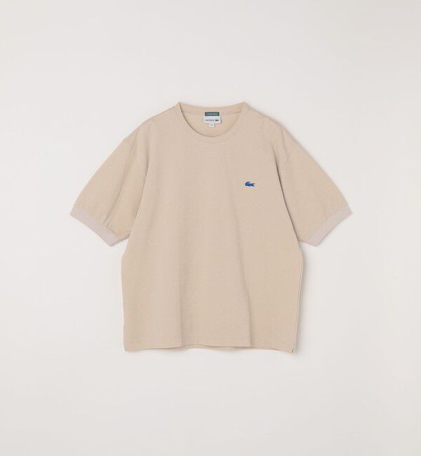 SHIPS any「【SHIPS any別注】LACOSTE: ワンポイント ロゴ ピケ クルーネック Tシャツ 26SS◇」|Tシャツ・カットソー|